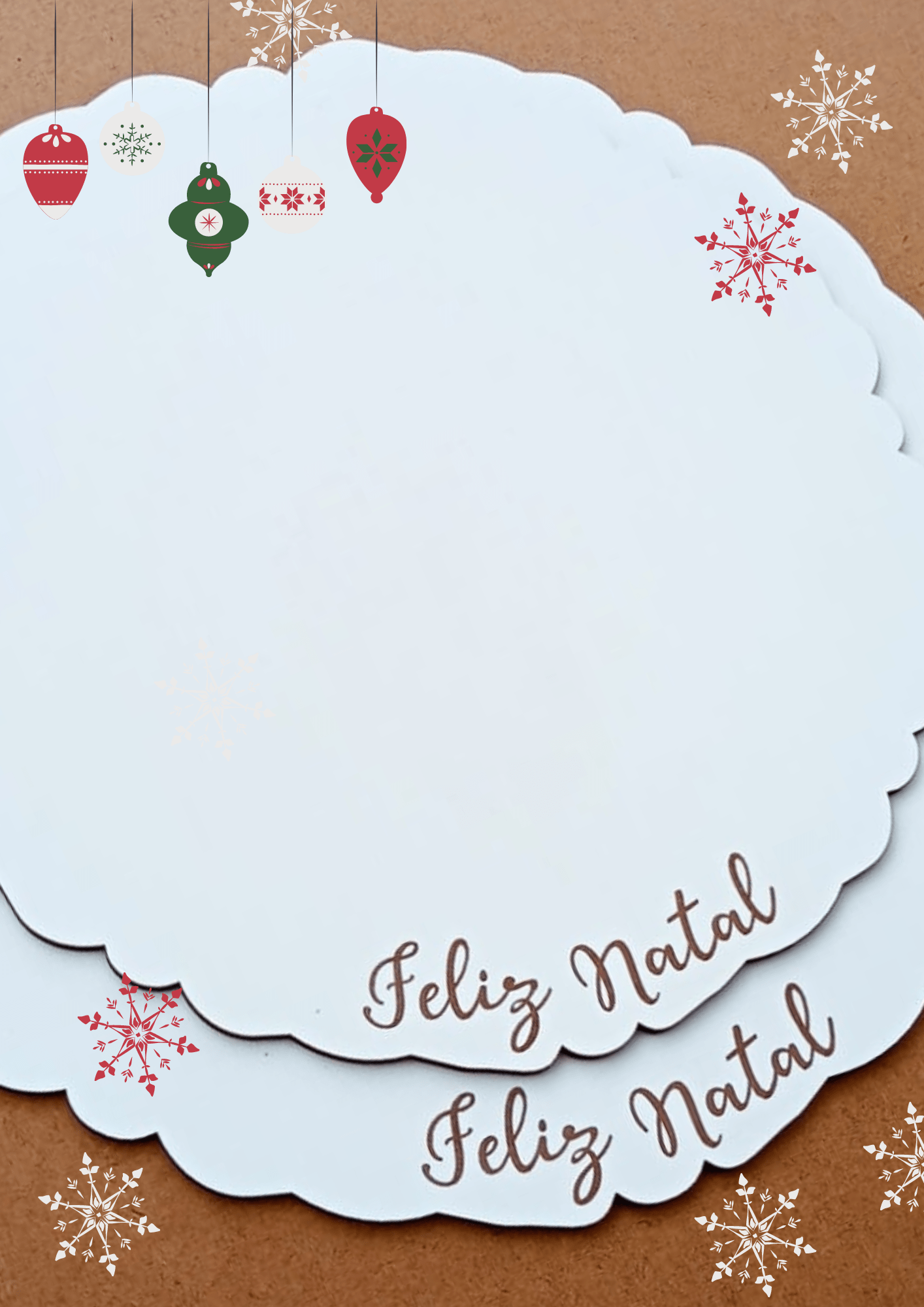 Cakeboard Feliz Natal Lutzfestas